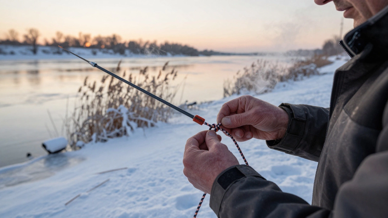 Для чего применяется двойной прямой узел в рыболовстве?