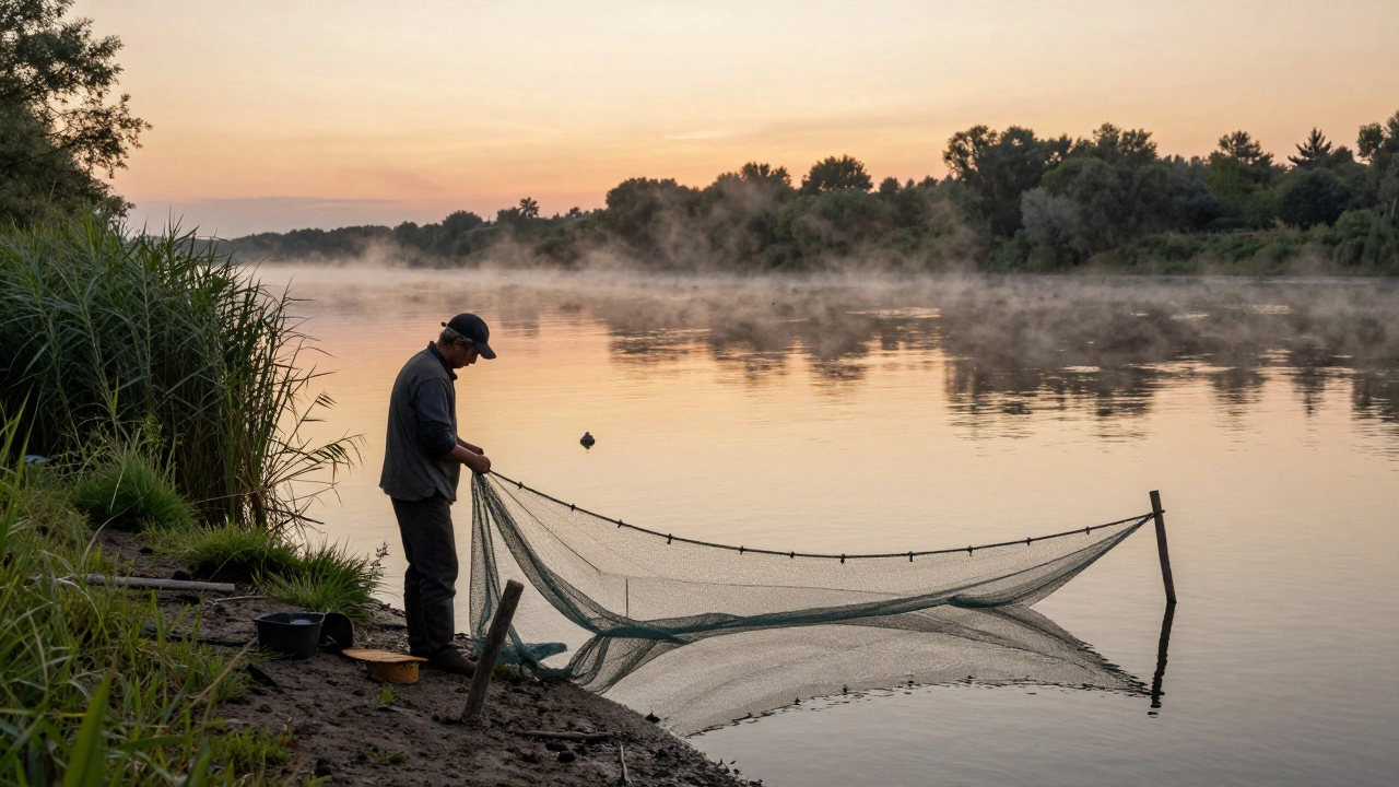 Как называется ловля рыбы сетью: виды, особенности и законность