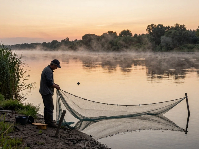 Как называется ловля рыбы сетью: виды, особенности и законность