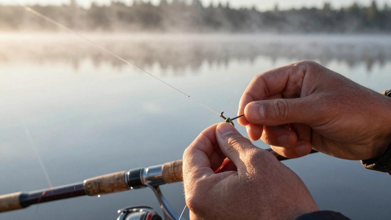 Как завязать узел на леске удочки: пошаговые способы для надежной привязки