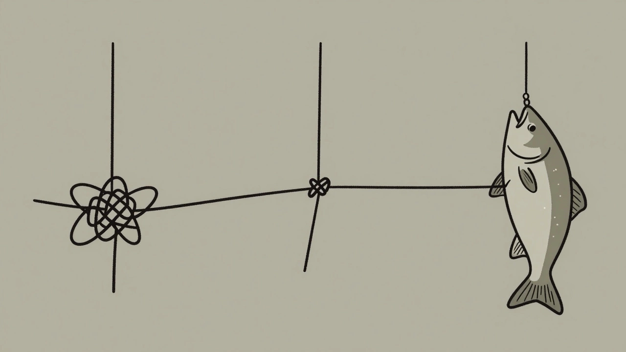 Сравнение узлов: простой узел держит, другие рвутся.