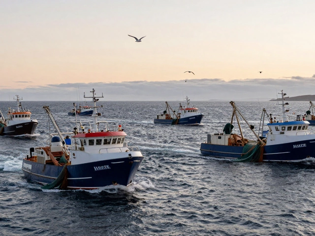 В каком море находится основной район рыболовства?