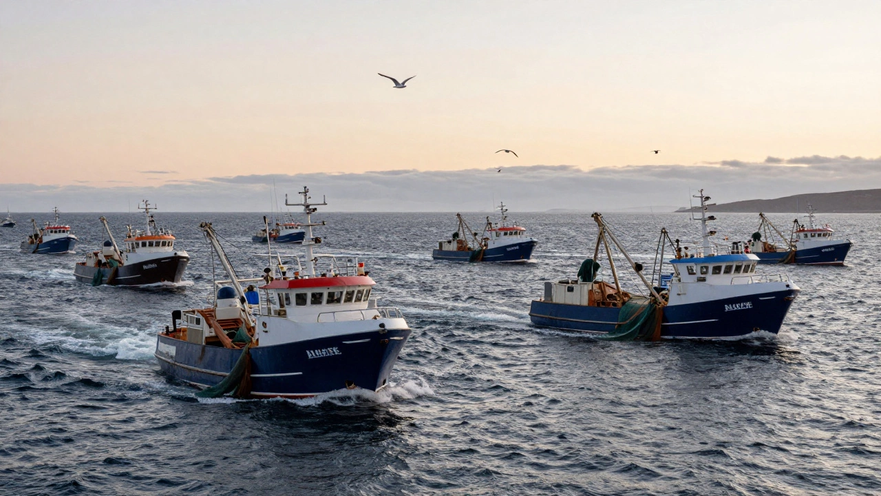 В каком море находится основной район рыболовства?