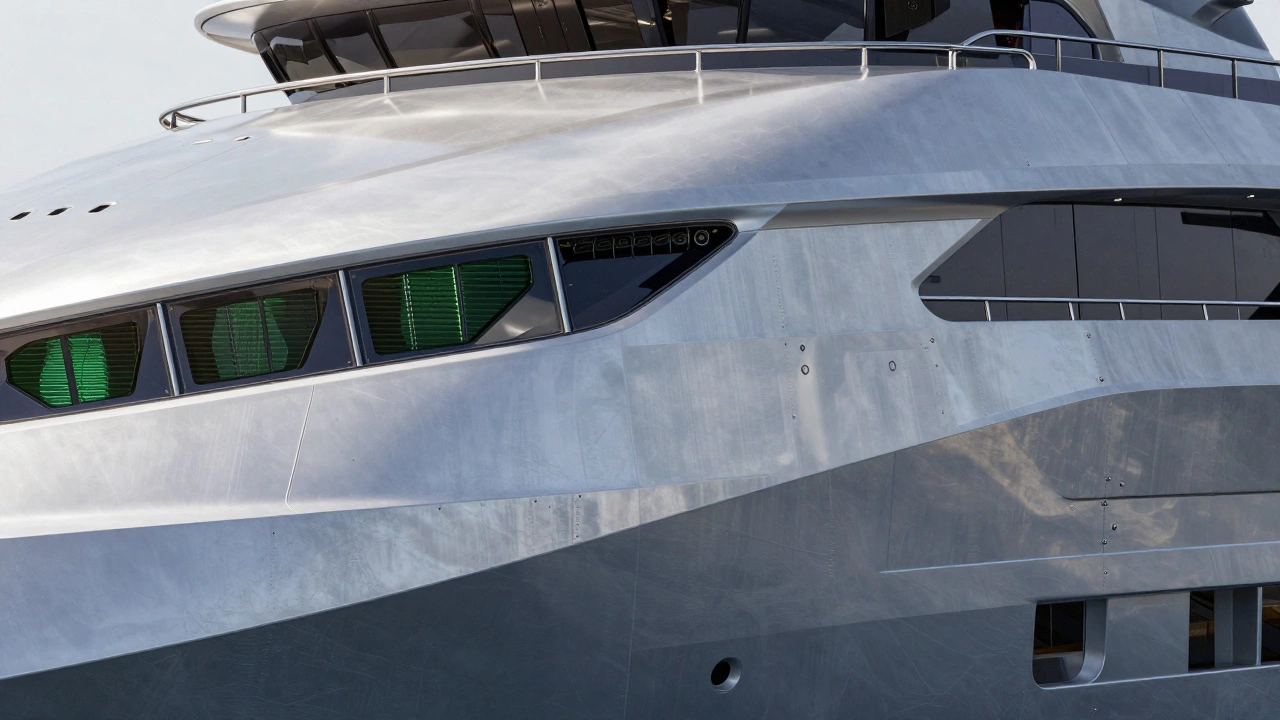 Технологии обшивки яхты из титана с системами возобновляемой энергии