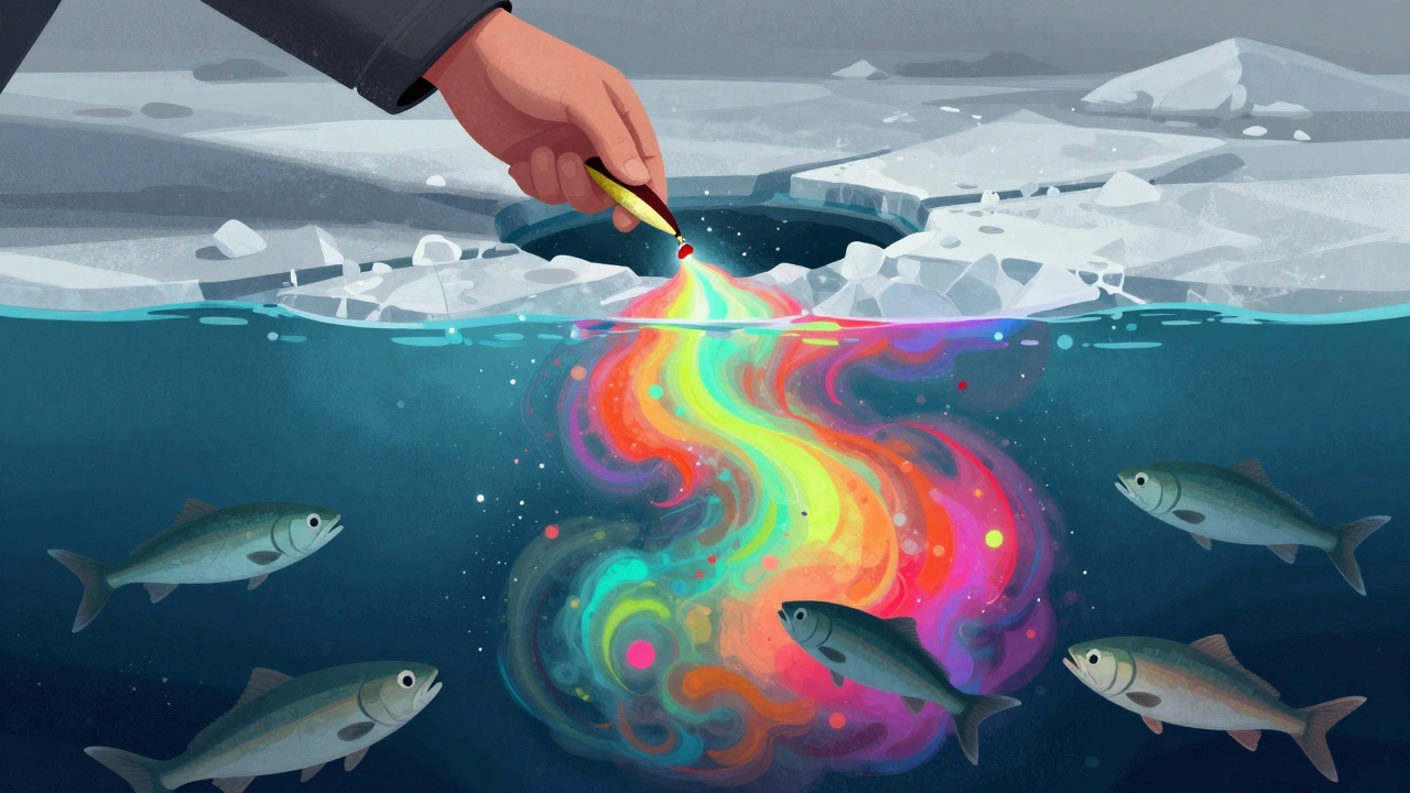 Визуализация того, как химические запахи отпугивают рыбу под водой